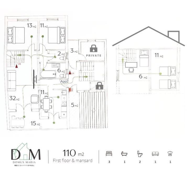 バニョレ Domus Maria With Swimming Pool And Free Parkingヴィラ エクステリア 写真